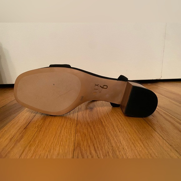 Mix No. 6 Black heels with straps - Picture 6 of 8